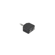 Adapter JACK 3.5 Male - 2 X JACK 3.5 Female
