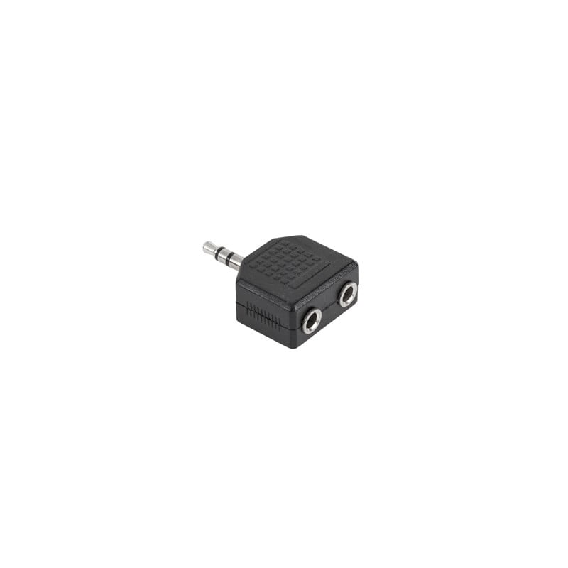 Adapter JACK 3.5 Male - 2 X JACK 3.5 Female