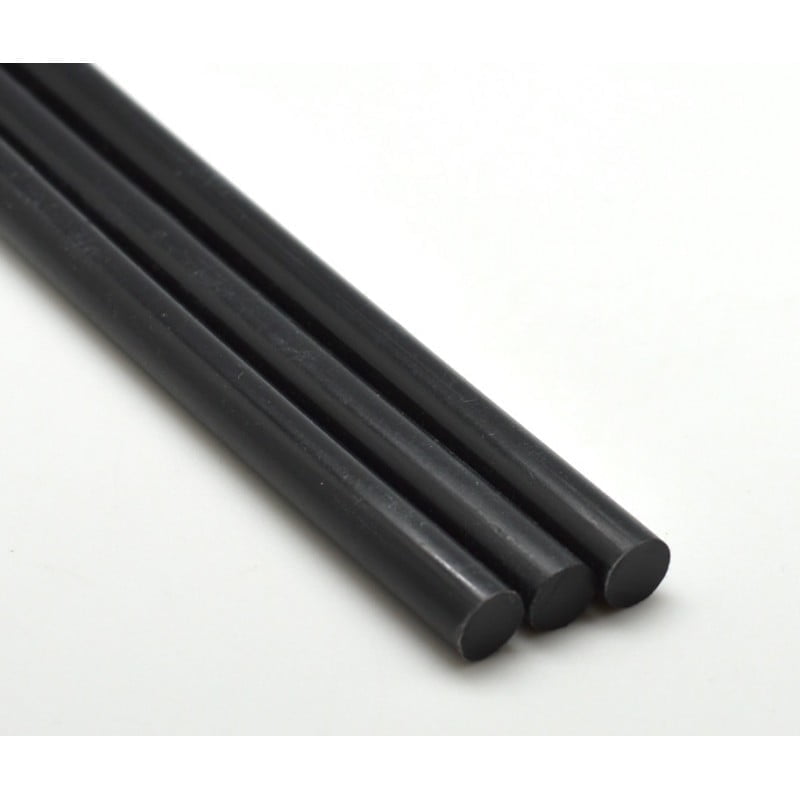 Silicone Glue Stick for Glue Gun, Professional, 11mm Diameter, 27cm Length, Black