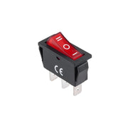 Rocker Switch IRS I-0-II Red LED 220V