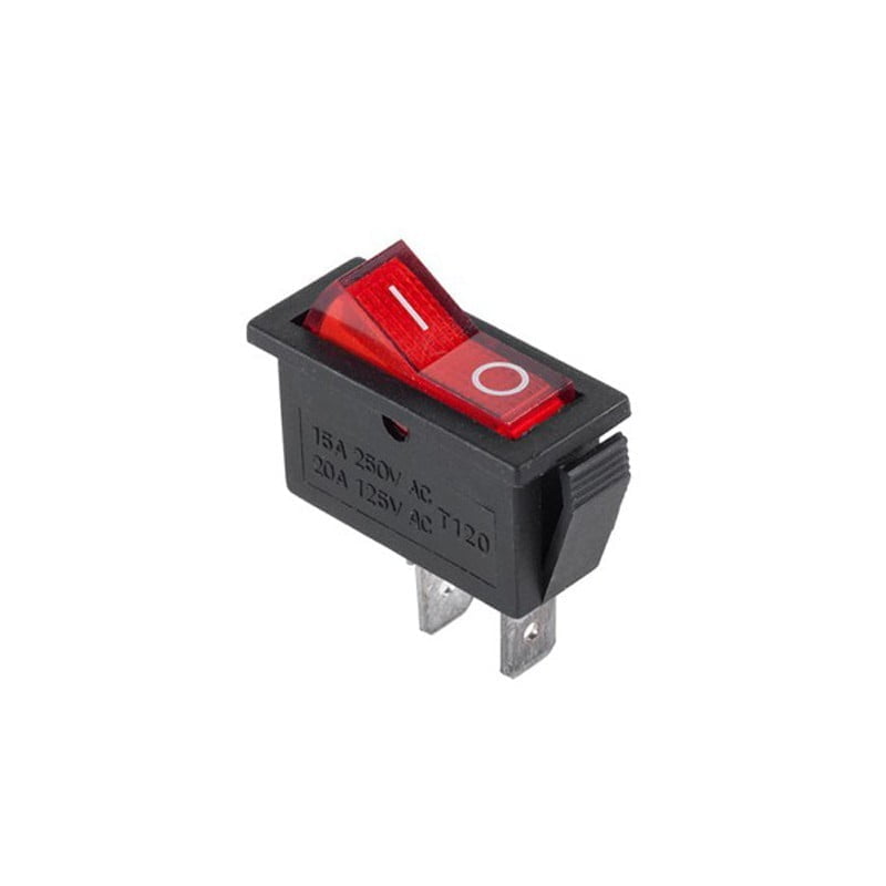 IRS ON-OFF Button with LED 2 Contacts 220V