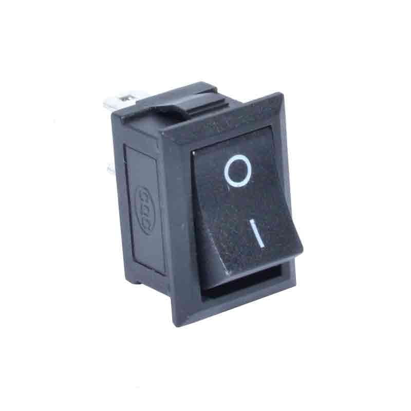 ON-OFF Switch 220V Small 2-Pin Black