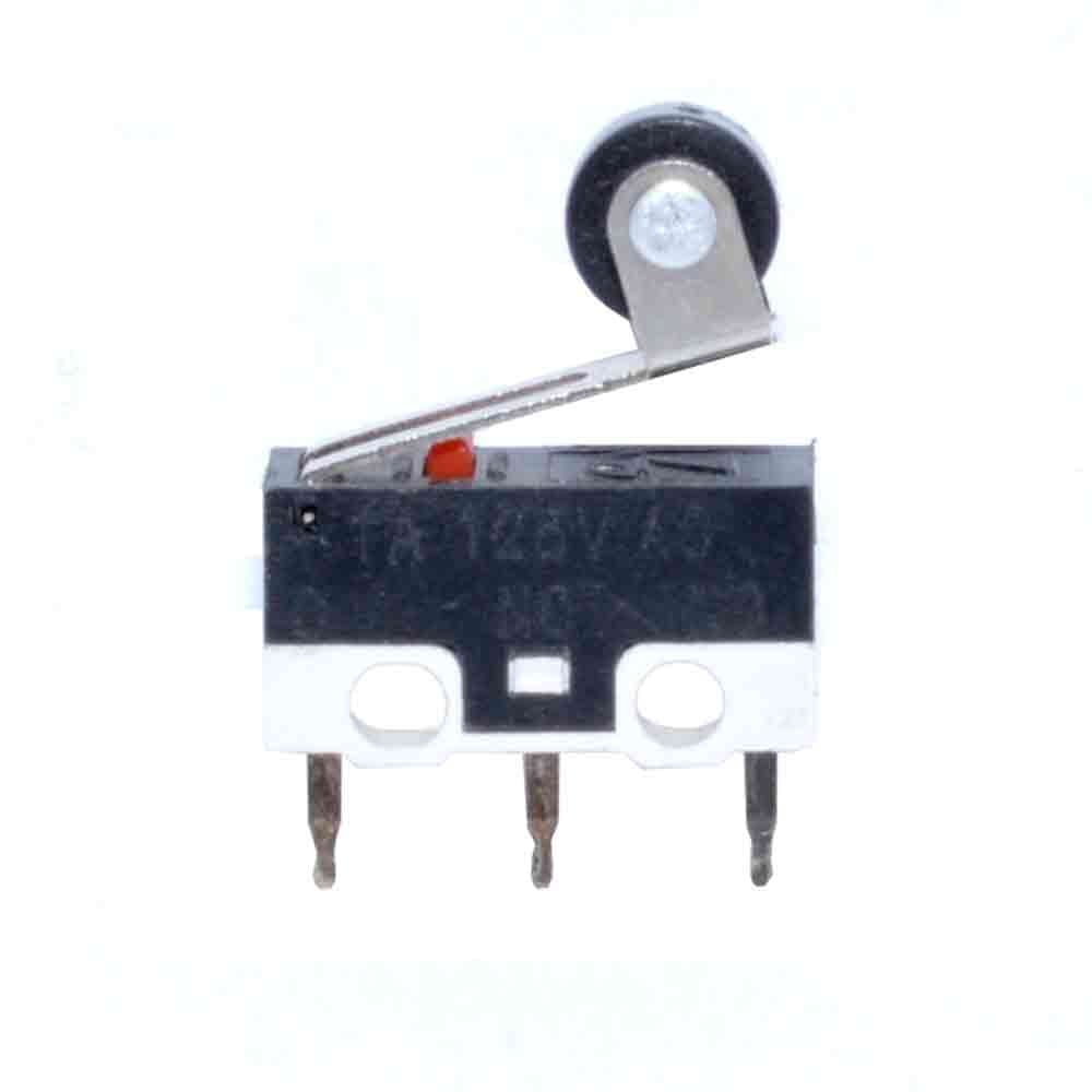 Mini Limit Switch with Roller 13X20X6mm, 1A, 125V AC Voltage
