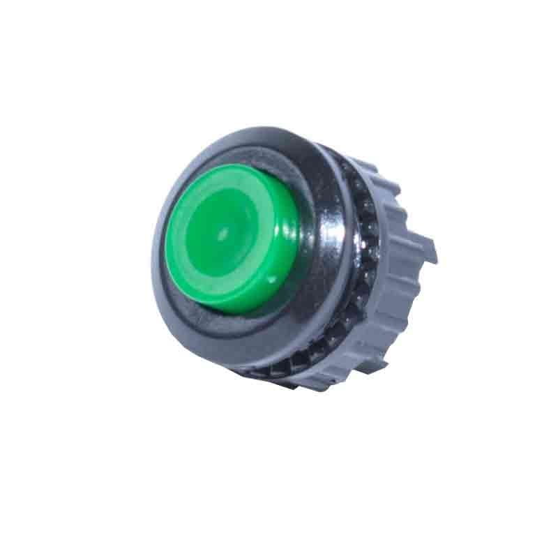 Mini Green Push Button, Non-Latching 16X20MM