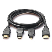 HDMI + Mini + Micro Cable Set 1.5M