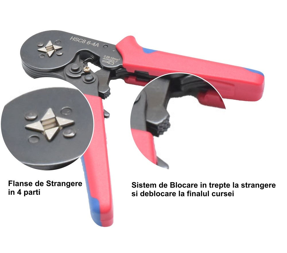 HSC8/6-4 Crimping Tool Set + 1200 Terminals