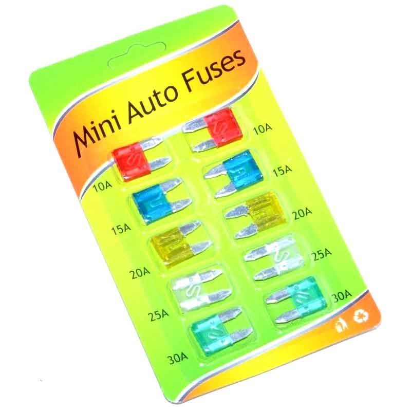 Car Mini Fuse Set 10 pcs