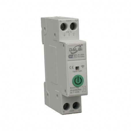 Smart Wi-Fi Circuit Breaker, 1-63A, 1P+N Energy Monitoring, Under/Over Voltage Protection - TUYA SigMesh / ZigBee