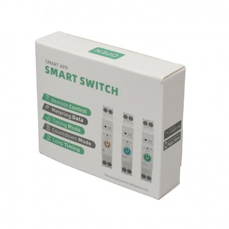 Smart Wi-Fi Circuit Breaker, 1-63A, 1P+N Energy Monitoring, Under/Over Voltage Protection - TUYA SigMesh / ZigBee