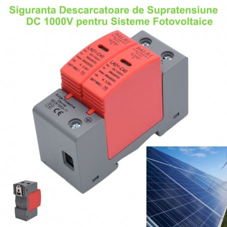 Safety for Photovoltaic Systems DC 1000V / LAD1-C40 Surge Arrester