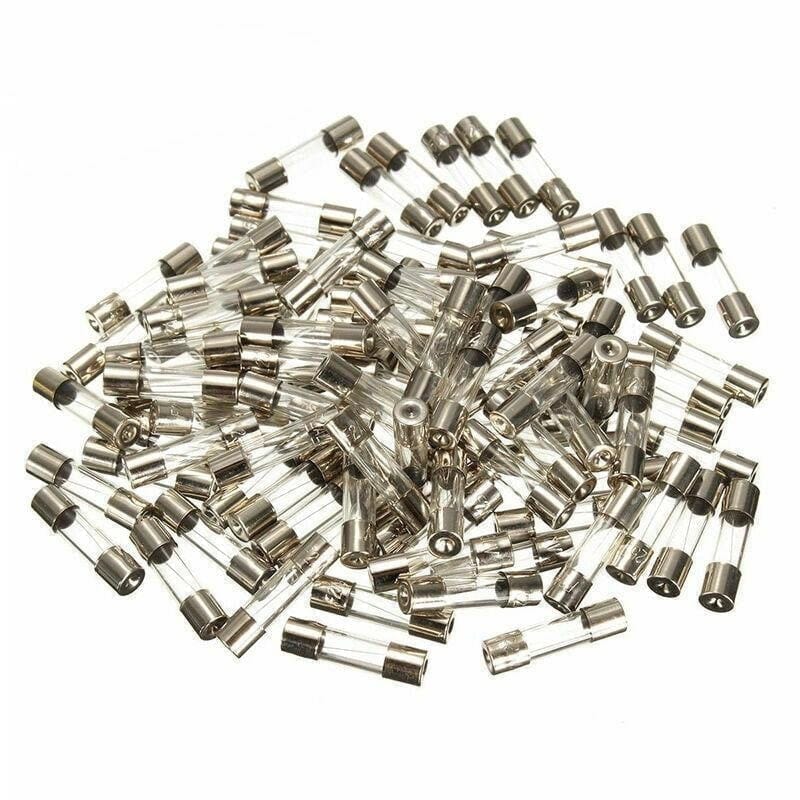 Fast-Acting Fuse 0.5A, Glass, Fusible, Size 5x20mm, Set of 100 pcs