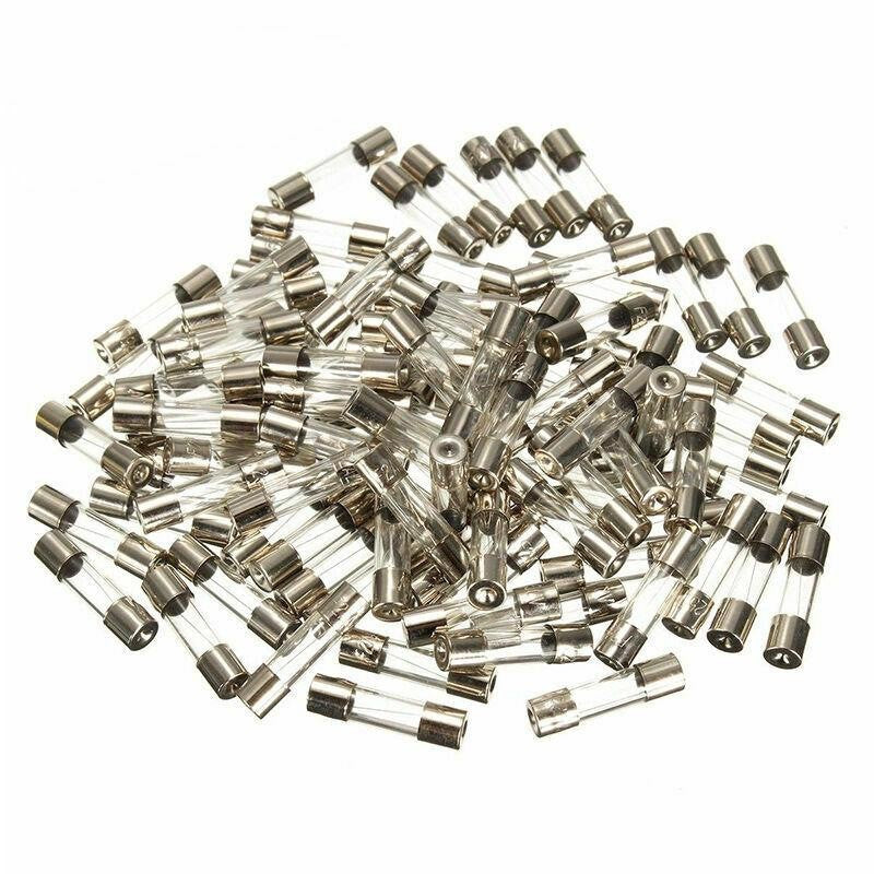 Fast-Blow Fuse 0.8A, Glass, Fusible, Size 5x20mm, Set of 100 pcs