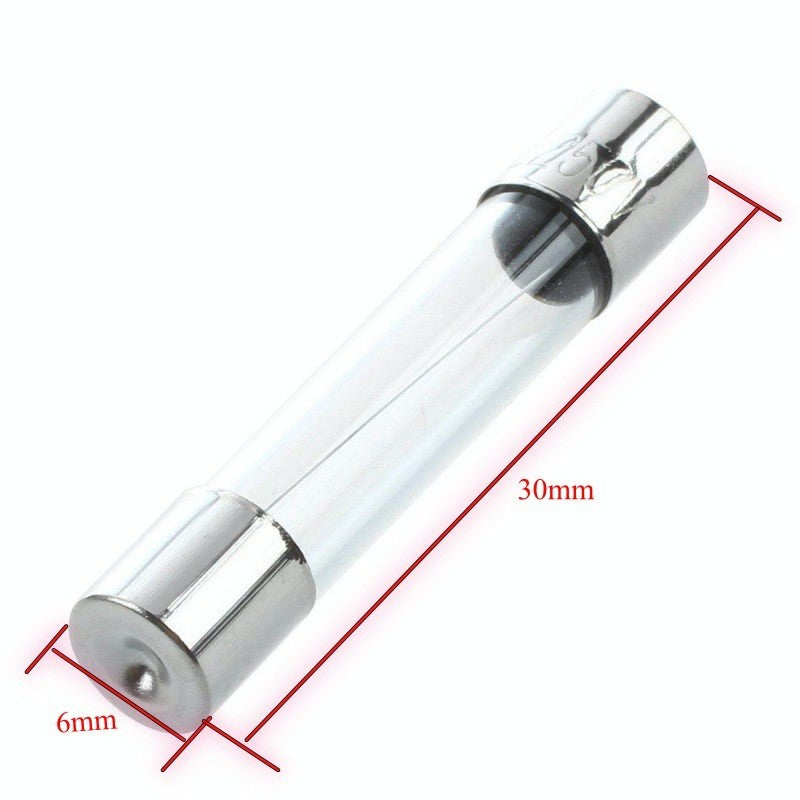 Fast Blow Glass Fuse 15A/6x30mm-100pcs