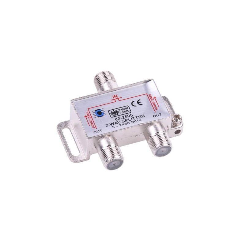 2-Way TV Splitter, 5-2450MHz