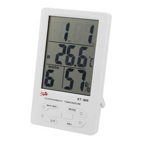 Weather Station with Indoor-Outdoor Thermometer and Hygrometer