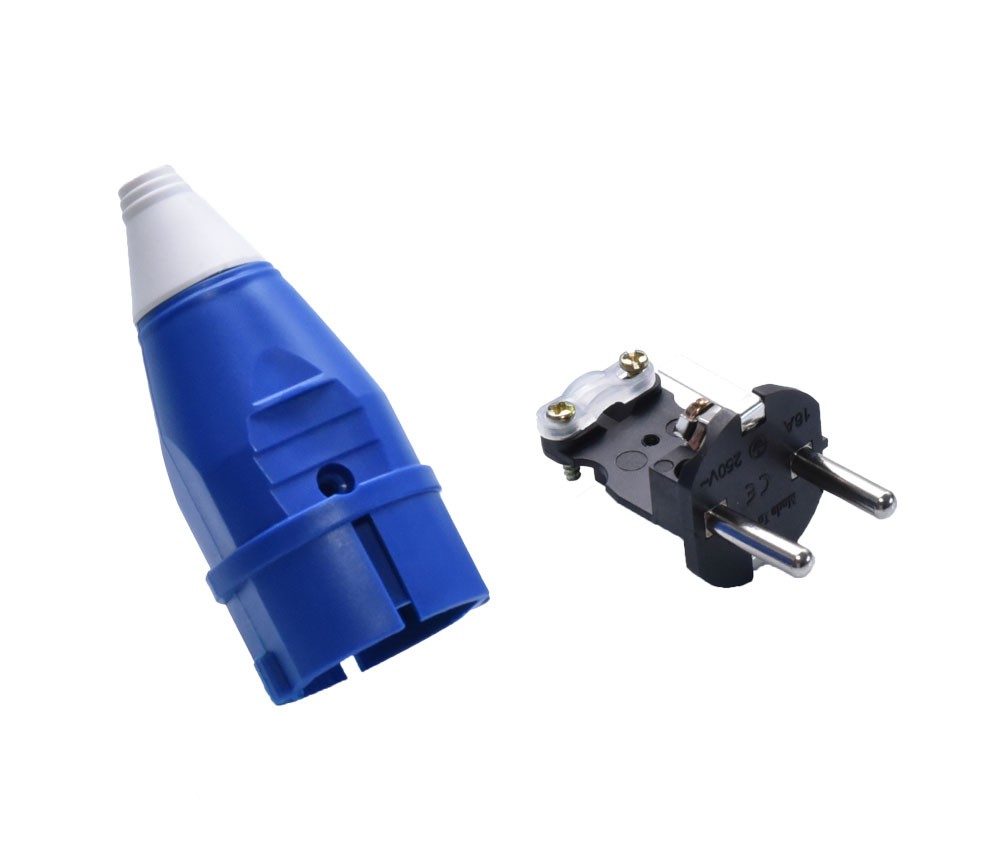 Blue Plug PP 250V/16A
