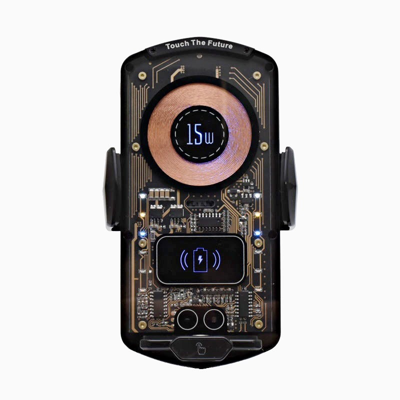 A6 Car Mount with 15W Wireless Charging and Touch Control
