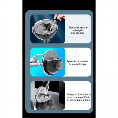Magnetic Car Mount with 20W Wireless Charging and Aromatherapy / R18