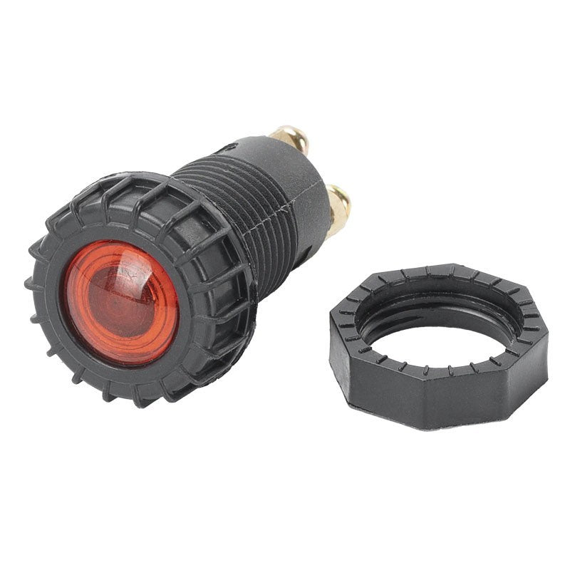 E10 LED Indicator Light Holder 12V-24V / Red