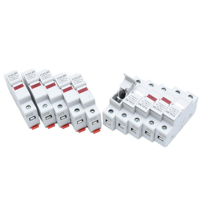 Fuse Holder 10x38mm / DC 1000V Photovoltaic System - 10pcs/set