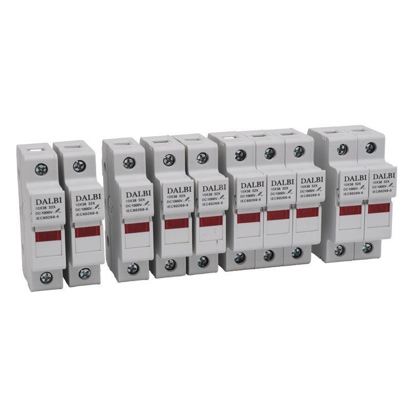 Fuse Holder 10x38mm / DC 1000V Photovoltaic System - 10pcs/set