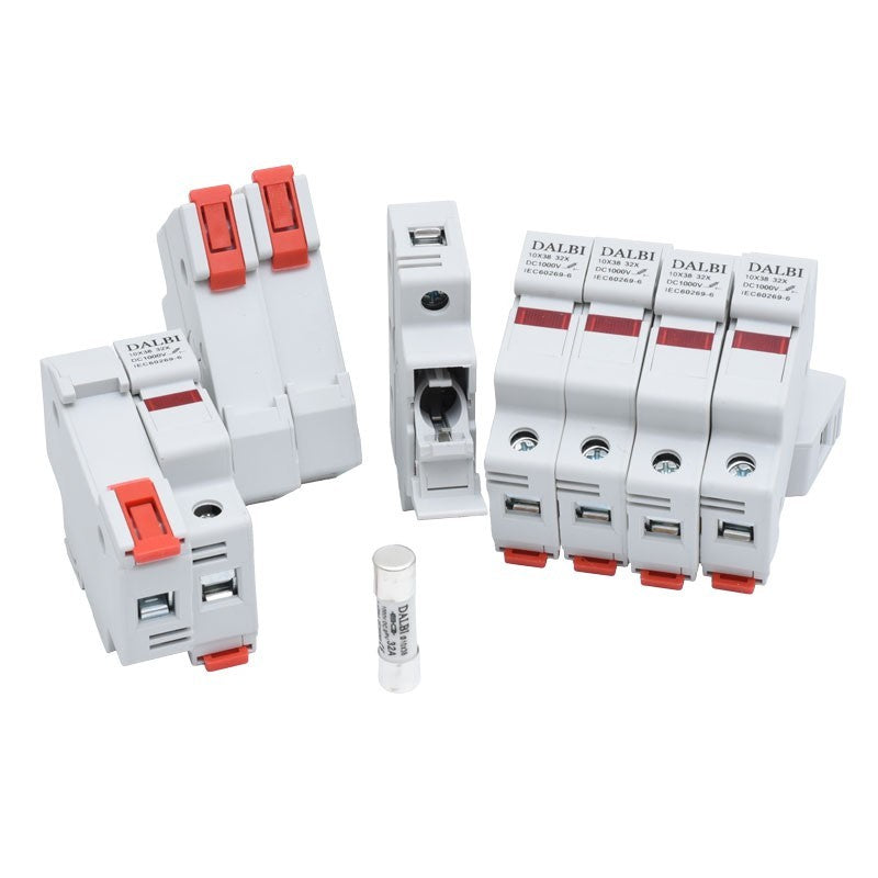 Fuse Holder 10x38mm / DC 1000V Photovoltaic System - 10pcs/set
