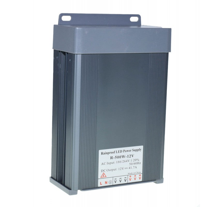Power Supply, Outdoor, 12V, 500W, 41.7A, IP52