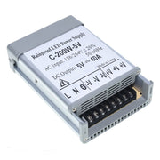 Power Supply, Outdoor, 5V, 200W, 40A, IP52