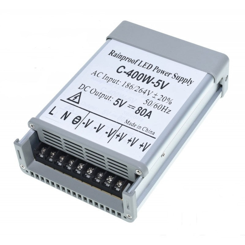 Power Supply, Outdoor, 5V, 400W, 80A, IP52