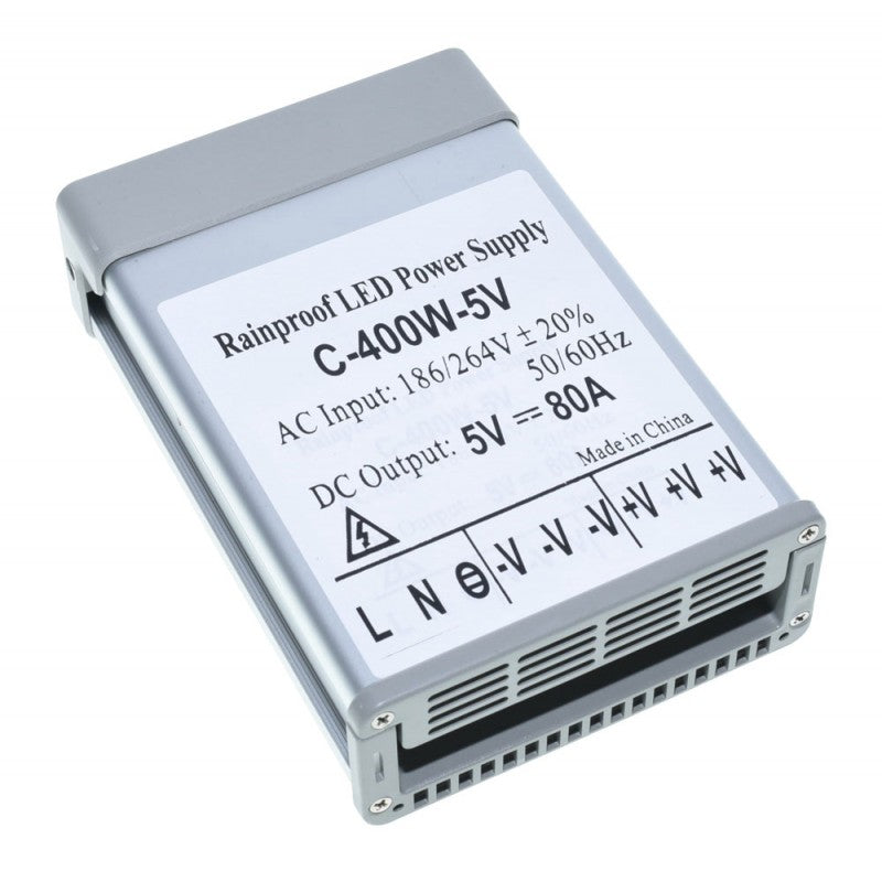 Power Supply, Outdoor, 5V, 400W, 80A, IP52