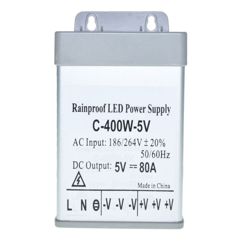 Power Supply, Outdoor, 5V, 400W, 80A, IP52