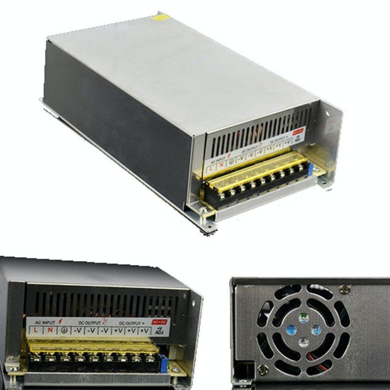 Power Supply, Metal Casing, Indoor, 220V, 24V, 480W, 20A