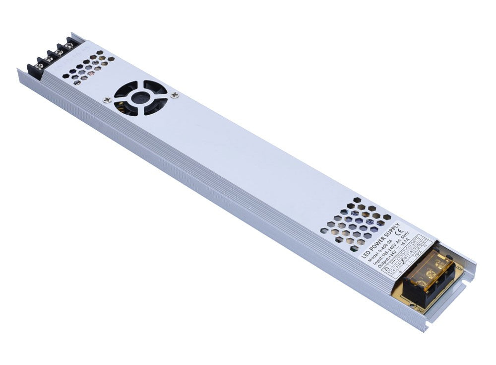 Power Supply, Slim, Indoor, 24V, 16.7A, 400W