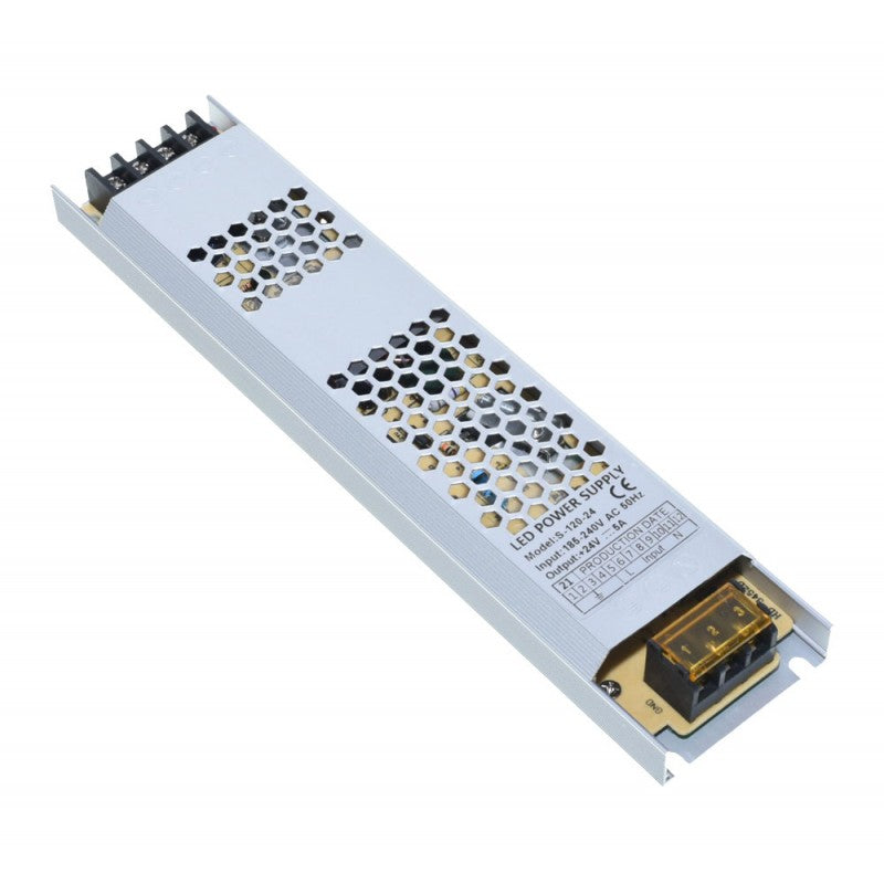 Power Supply, Slim, Indoor, 24V, 5A, 120W