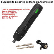 Cordless Electric Screwdriver 3.6V with 5-Step Adjustable Torque / NO-25EB
