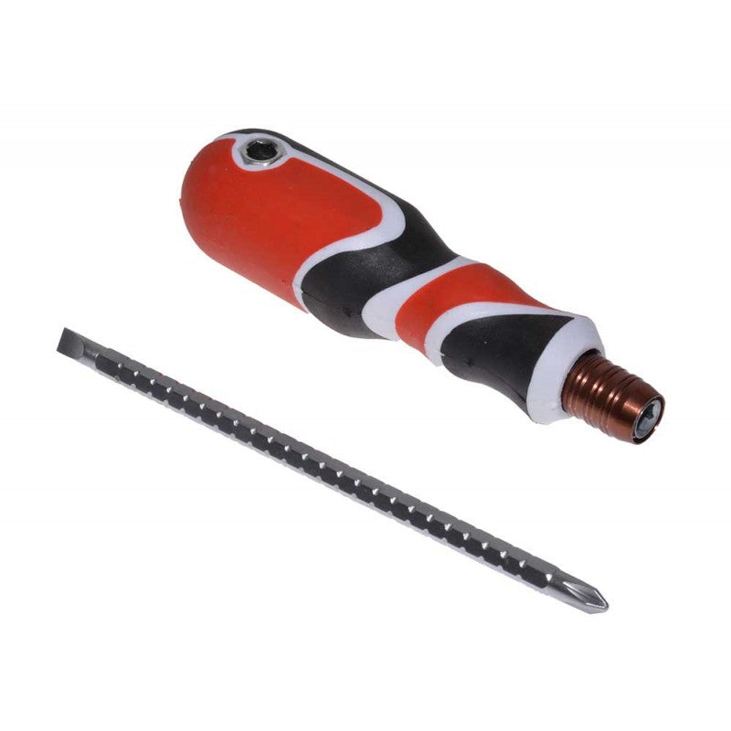 Chrome-Vanadium Mechanical Screwdriver with Two Heads +