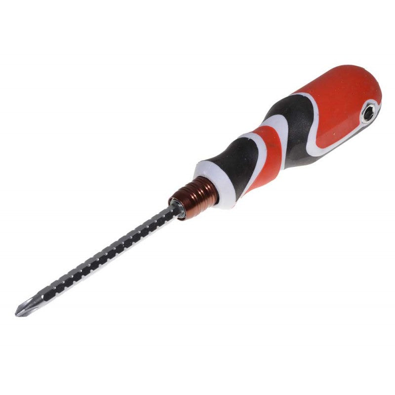 Chrome-Vanadium Mechanical Screwdriver with Two Heads +