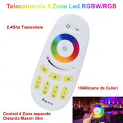 4-Zone RGBW / RGB LED Controller Remote - 2.4GHz
