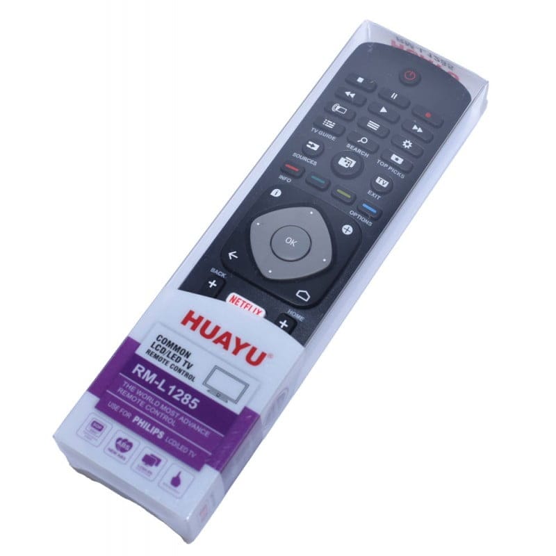 Philips TV Remote Control, Smart, Code-free, Netflix Buttons, LED/LCD