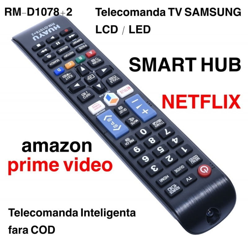 Samsung TV Remote Control, Netflix Buttons, Universal, LED/LCD