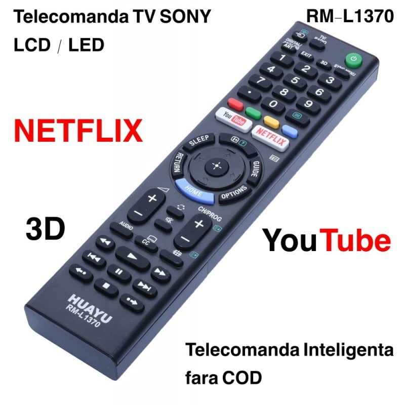 Remote Control for Sony TV, Universal, LED/LCD