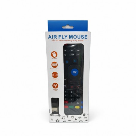 Air Fly Mouse MX-3 Universal Smart Remote Control with Voice Command, Wireless, for Smart TV, Android TV, PC and Projector