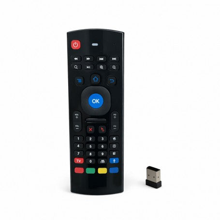 Air Fly Mouse MX-3 Universal Smart Remote Control with Voice Command, Wireless, for Smart TV, Android TV, PC and Projector