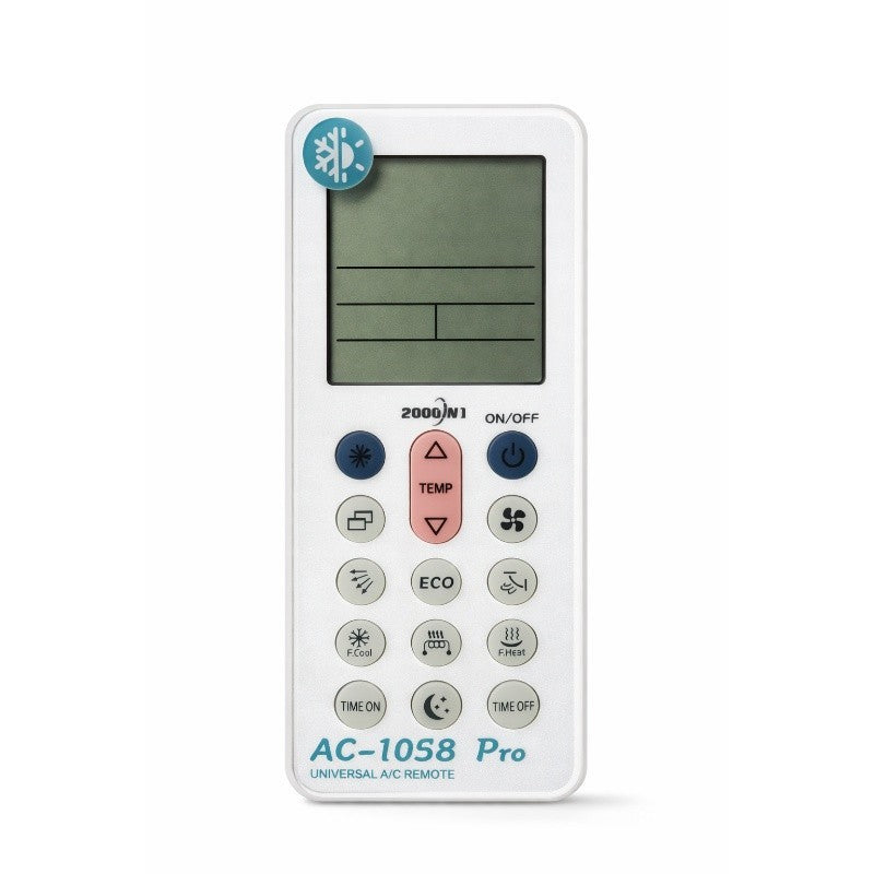 Universal Remote Control for Air Conditioners AC-1058 PRO - Compatible with over 2000 models