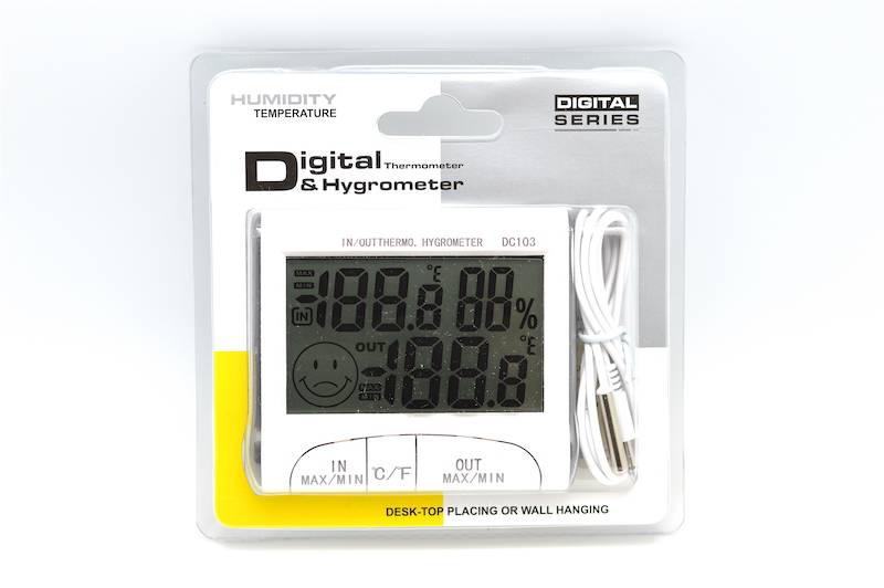 Digital Indoor/Outdoor Thermometer with Humidity