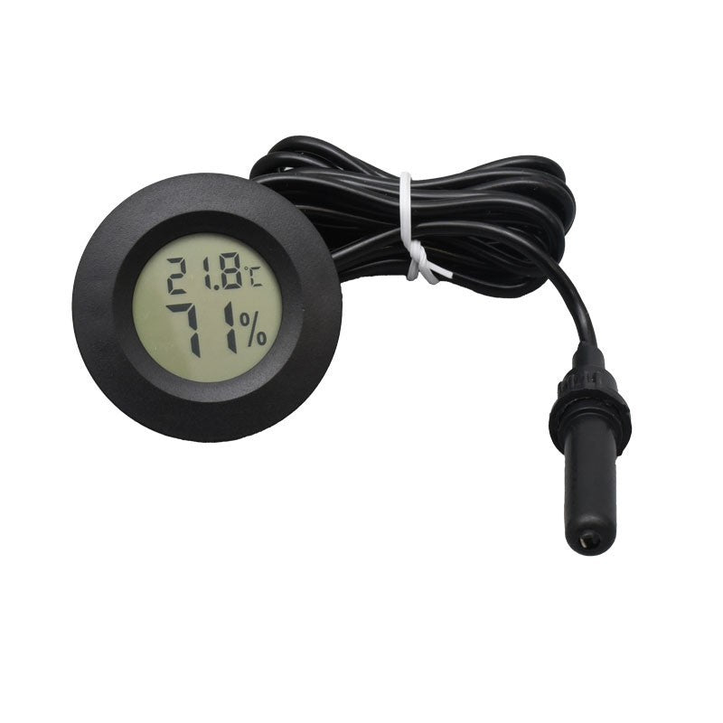 Digital Thermometer-Hygrometer HT-3 Built-in with Probe and LCD Display