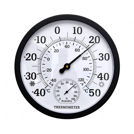 Round Thermometer -40+50°C with Hygrometer 0-100RH - TH9250P
