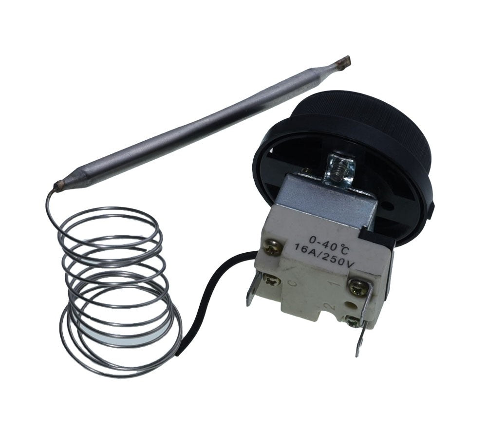 Stainless Steel Adjustable Thermostat 3P, 0 - 40˚C