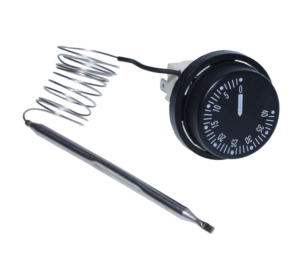 Stainless Steel Adjustable Thermostat 3P, 0 - 40˚C