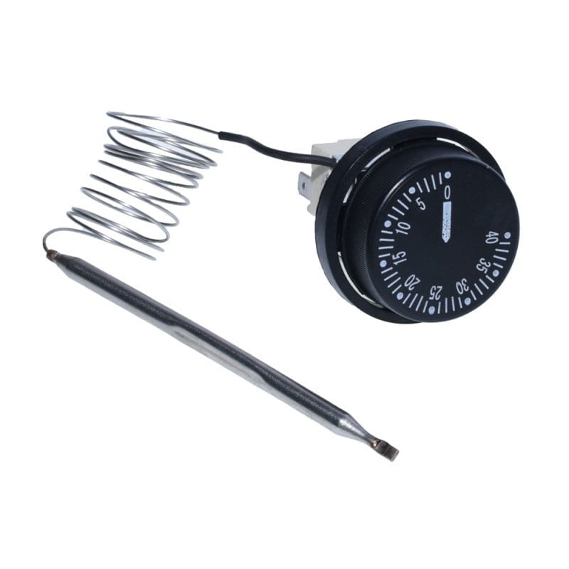 Adjustable Stainless Steel Thermostat 0 - 40˚-3P